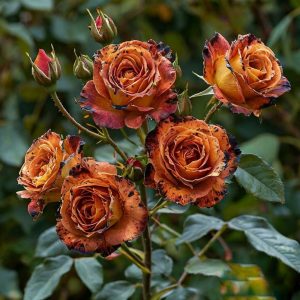 Роза плетистая Оранжевый Бриллиант купить по цене от 450р. в интернет-магазине «Посадика» с доставкой почтой в в Ханты-Мансийске и по всей России – [изображение №1].